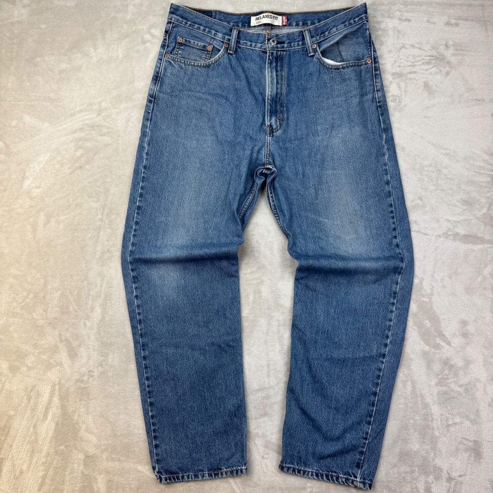 Vintage Levis 550 Jeans Mens 36x32 Blue Faded Loose Baggy Relaxed Fit 90s‎ Y2K
